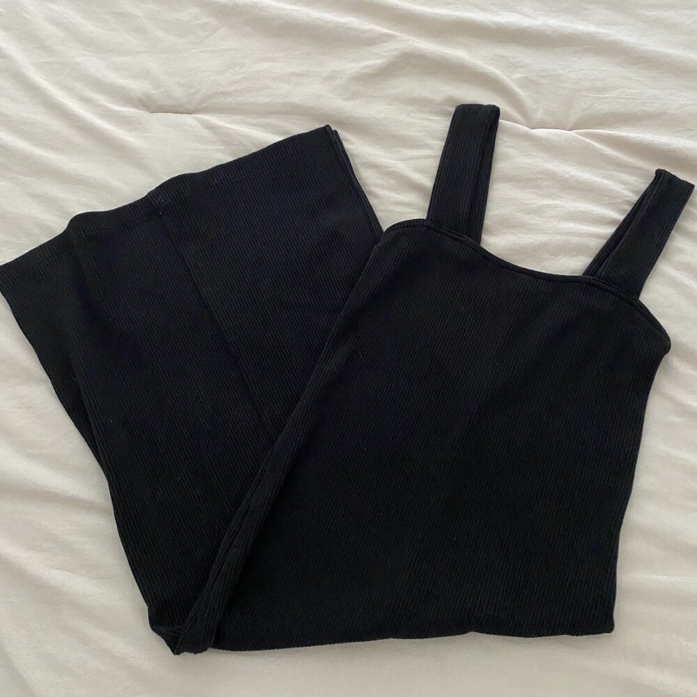 Old Navy Black Midi Dress (S)